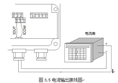 電磁流量計(jì)電流輸出接線圖